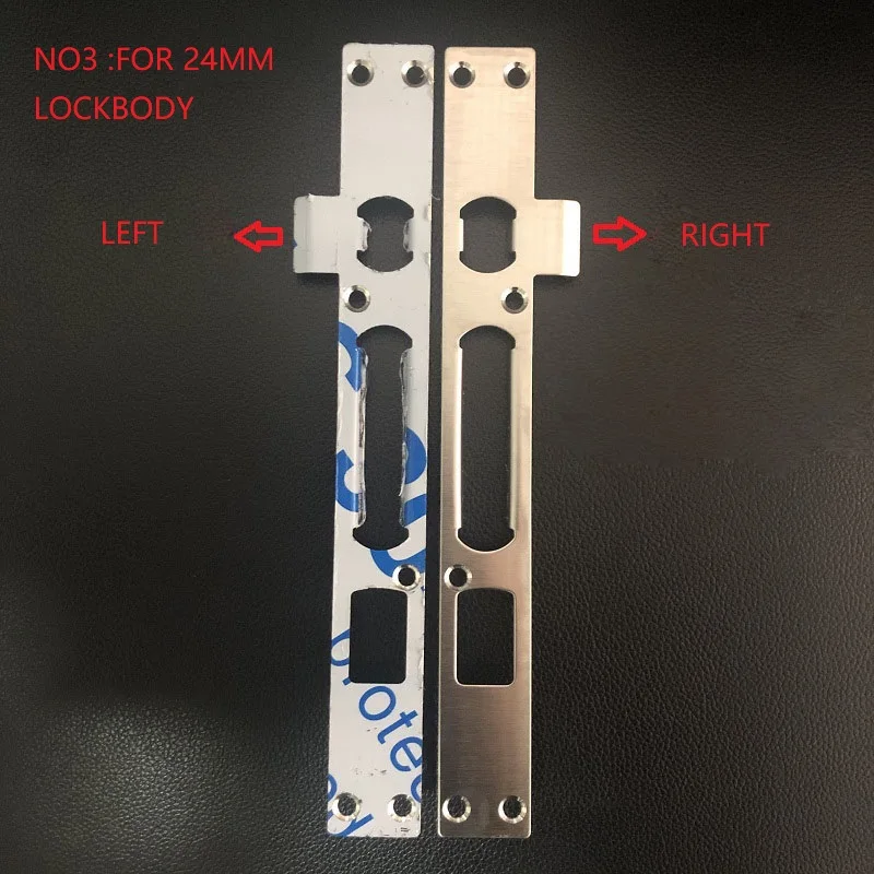 Stainless steel Door frame Edge buckle door lock guide pannel for lock body szie 24mm 30mm Anti-theft door body accessor