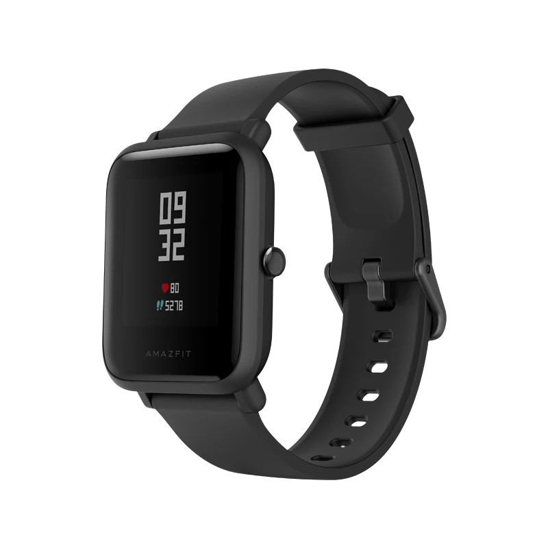 black Глобальная версия Amazfit Bip Lite Смарт-часы 45 дней Срок службы батареи 3ATM в соответствии со стандартом водонепроницаемости монитор сердечного ритма цифровые спортивные часы умные часы - Цвет: black