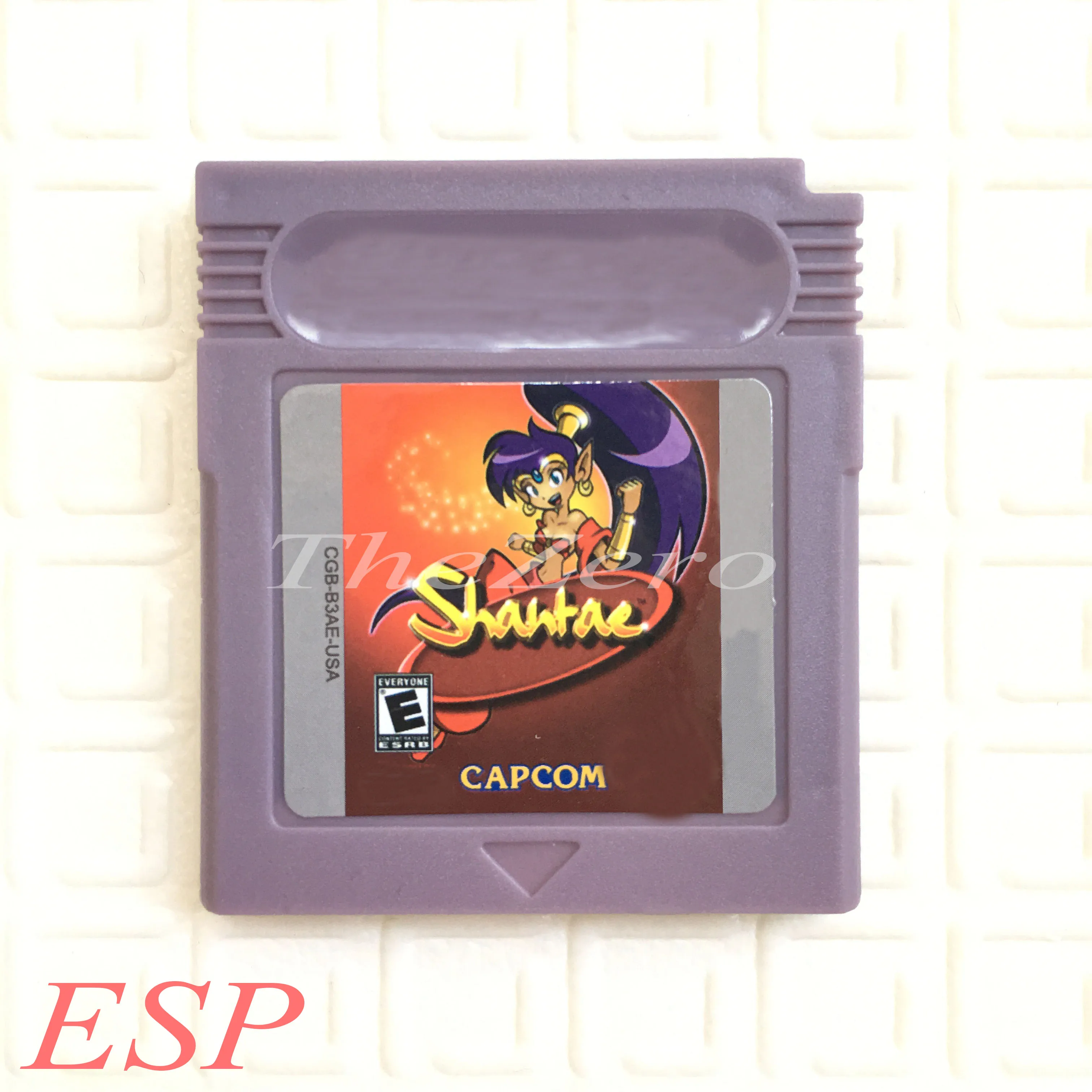 Видеоигра для 16 бит картридж игровой консоли карты Shantae выбор Испанский/английский язык синий/серый корпус - Цвет: Shantae Gray ESP