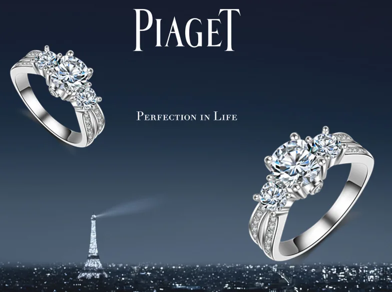 Подлинное Высокое качество Европейский Стиль карат Моделирование Moissanite кольцо женское Свадебное предложение кольцо JZ 036