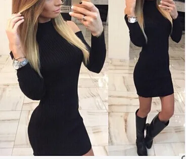 

802 bao ban off-Shoulder Black And White with Pattern-Body Hugging Dress