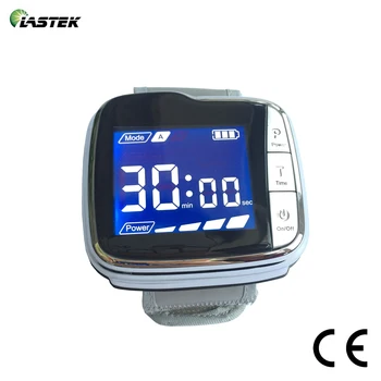 

Red Light Medical Wrist Watch Blood Pressure/Sugar Gone Laser Therapy Watch with High Quality