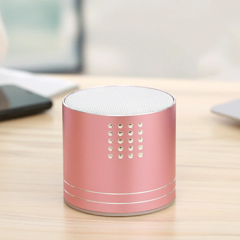 hifi аудио мини беспроводной Bluetooth домашний открытый маленький динамик мобильный телефон компьютер бас динамик CC181 - Цвет: rosegold