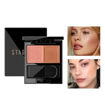 

2019 Glitter Eyeshadow Rouge Makeup Cheek Blusher Pressed Powder Palette Matte Highlighter Powder Makeup Cosmetic Tool