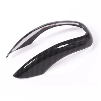 

New!! Carbon Fiber Style Abs Plastic Gear Shift Head Cover Trim For Alfa Romeo Giulia Stelvio 2017 Car Accessories