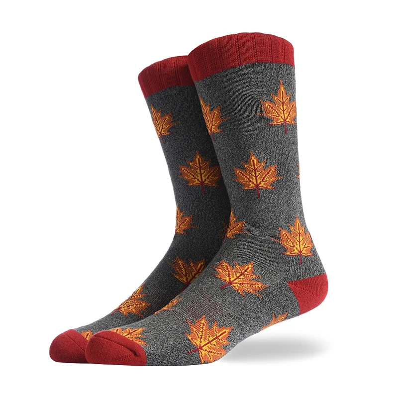 Счастливые мужские носки в стиле хип-хоп, забавные зимние подарки для хлопка, высокое качество, модная новинка художественная Толстая Уличная осенняя одежда, Длинная 1 пара - Цвет: 12