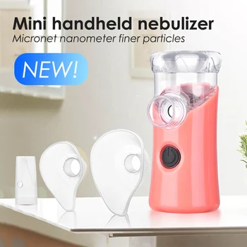 

new medical Portable silent nebulizer Mini Handheld inhaler inhalator for kids Adult USB rechargeable Atomizer nebulizador