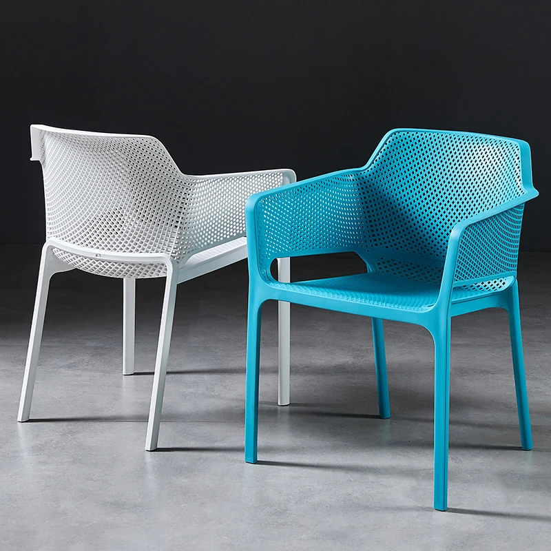 

Northern Europe Plastic Chair Adult Modern Concise Thickening Backrest Dining Chair Dawdler Originality Leisure Time Household