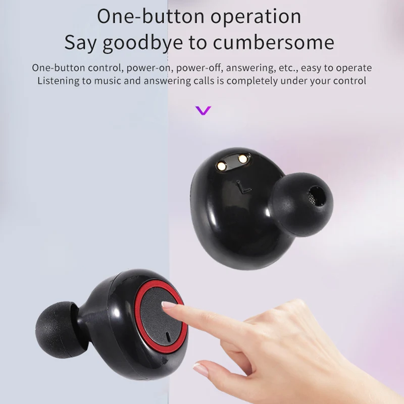 Tradexero, TWS, DT-2, Bluetooth, 5,0, наушники, беспроводные, водонепроницаемые, стерео, шумоподавление, спортивные наушники для телефонов