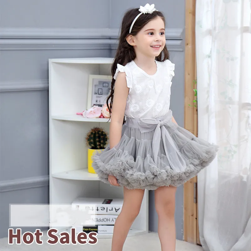 Falda de tutú para niñas pequeñas, tutú esponjoso para Ballet, faldas para bebé o niña, faldas de tul de princesa y baile de 0 a 10 años - AliExpress Madre y