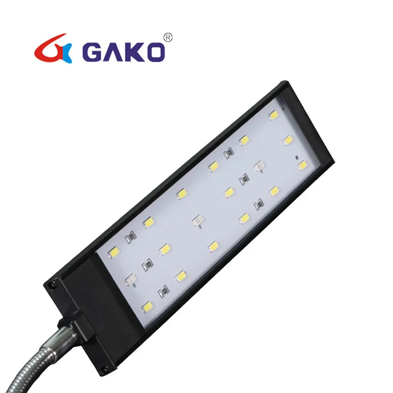 Gako Белый Синий аквариумный светильник 20 см SMD СВЕТОДИОДНЫЙ зажим для бака на светильник для 30-45 см аквариума