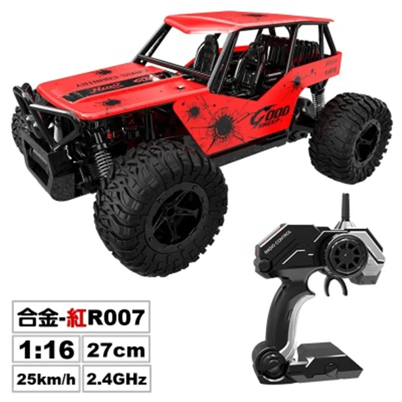 1:16 4WD RC машинки экскаватор стена скалолазание машина Скорость Крест Bigfoot автомобиль RC электрический автомобиль экскаватор игрушка автомобиль дистанционного управления - Цвет: Красный