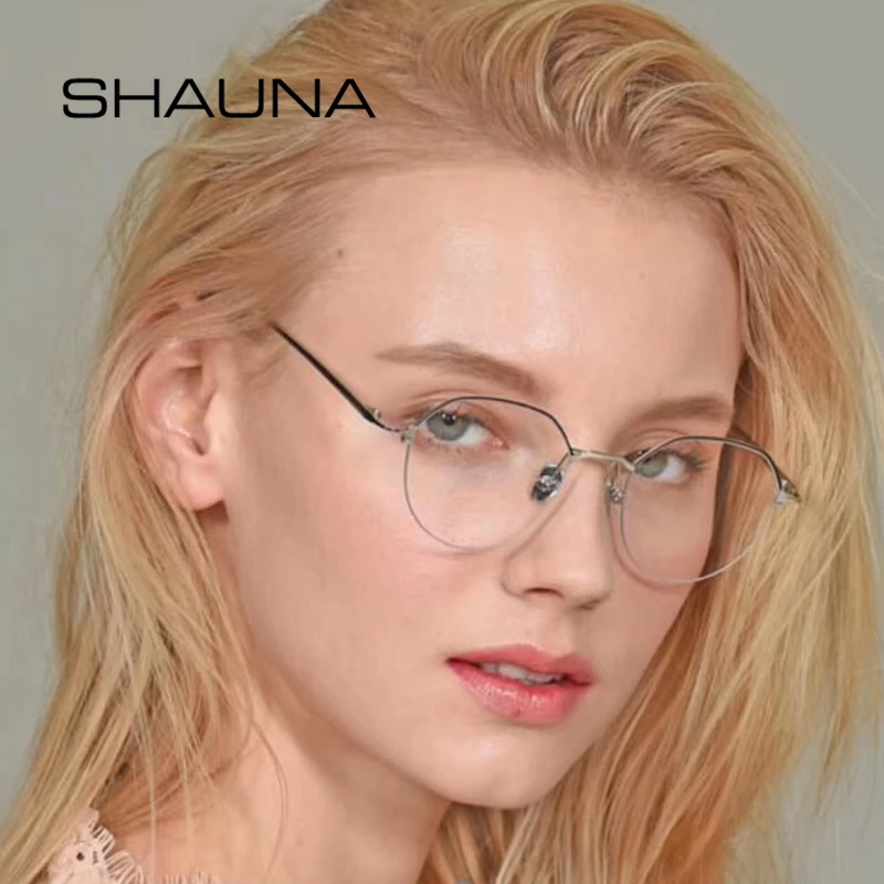 womens glasses semi rimless
