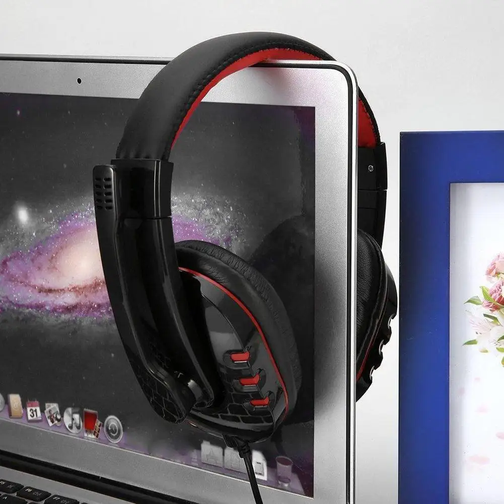 Шумоизоляция стерео игровая гарнитура с микрофоном USB наушники компьютерные наушники звуковая игровая гарнитура