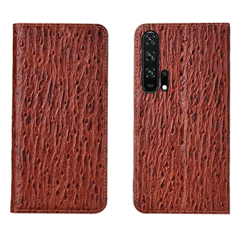 

Ostrich Pattern Genuine Leather Ultra Thin Card Slot Case For Nokia 8.3/Nokia 5.3/Nokia 1.3 Magnetic Case Funda Coque Flip Capa