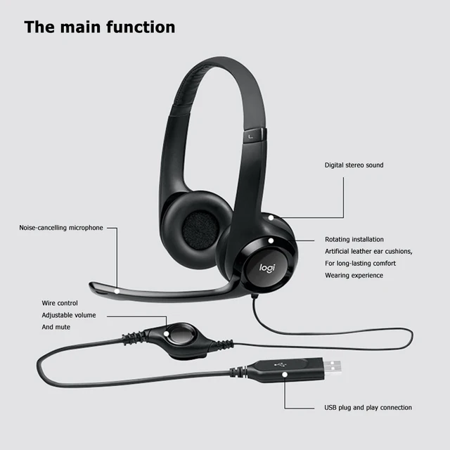 Headset multifuncional com cancelamento de ruído ativo para comunicação e entretenimento