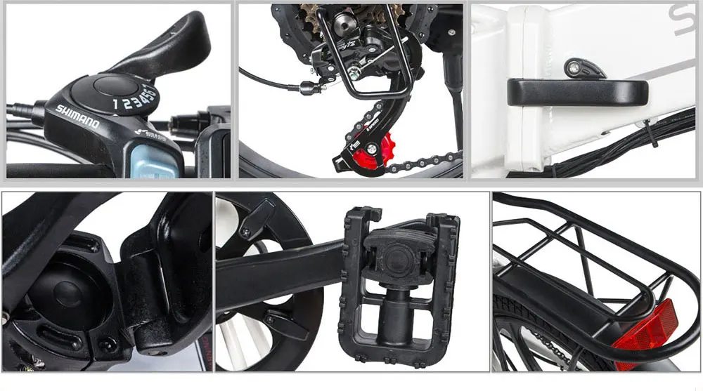 Top Samebike 20LVXD30 20“ Aluminum Alloy Foldable Electric Bicycle 48V 8AH 350W 25km/h 30-40km Mileage Max Load 90kg Electric eBike 5 Top Samebike 20LVXD30 20“ Aluminum Alloy Foldable Electric Bicycle 48V 8AH 350W 25km/h 30-40km Mileage Max Load 90kg Electric eBike 5