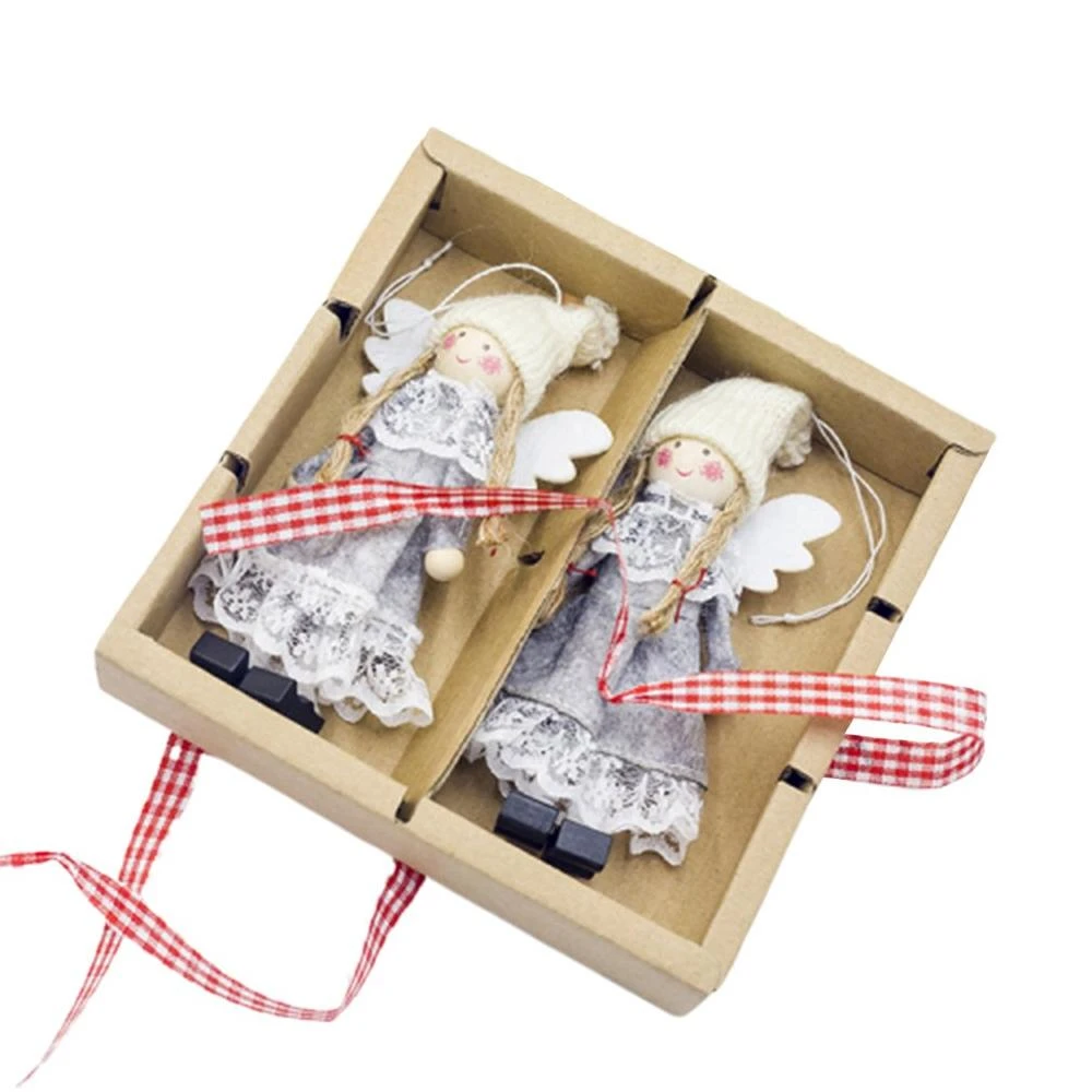 muñecas navideñas en tela