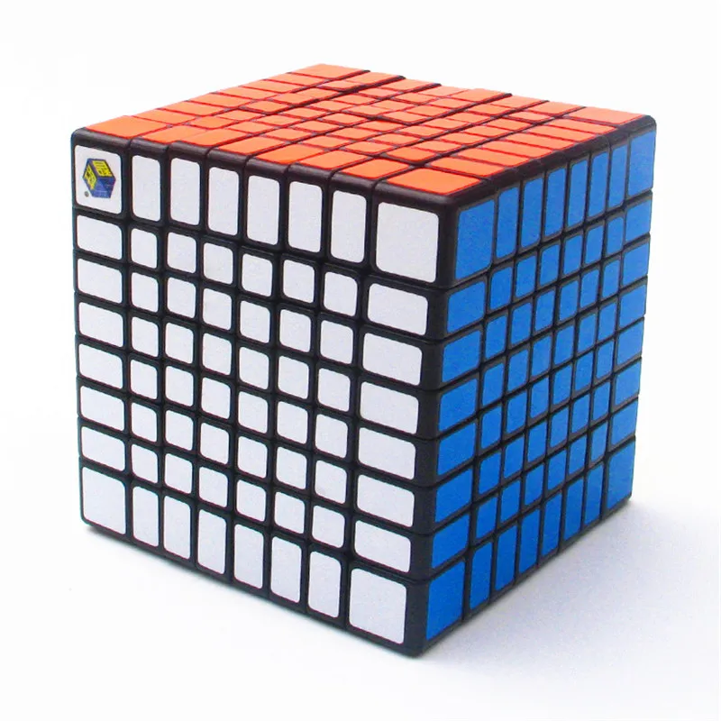 YuXin HuangLong 8x8x8 Высокое качество Безопасный ABS пластик волшебный куб быстрый ультра-Гладкий 8x8 скоростной пазл кубический интеллект детские игрушки