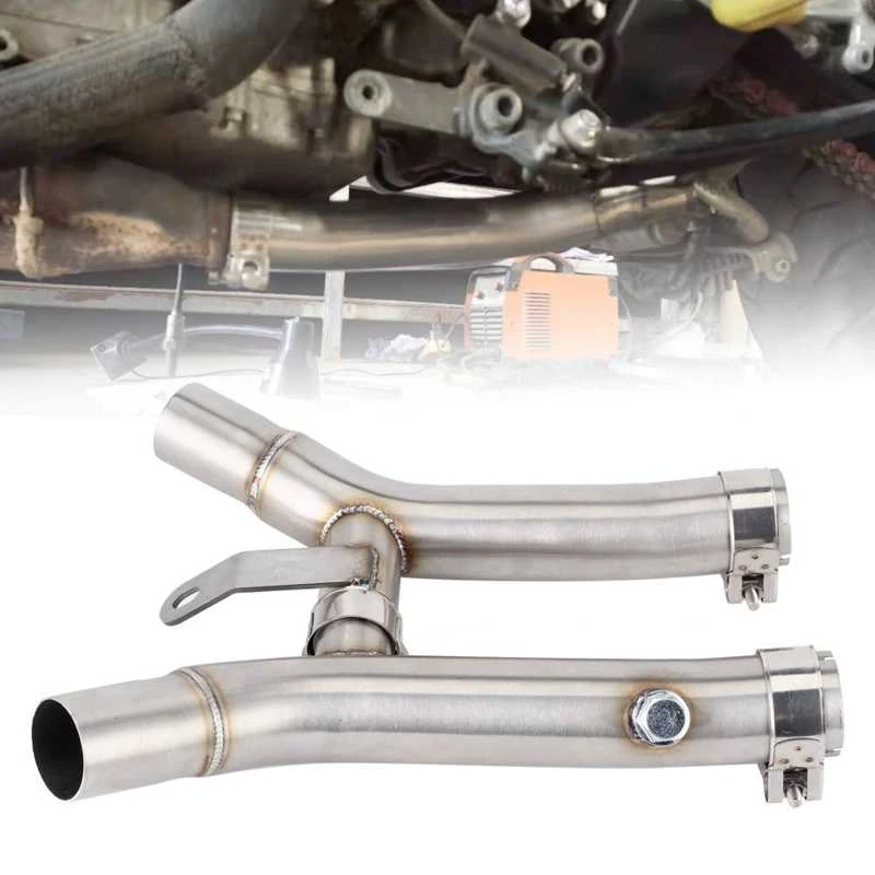 Catalytic Converter Removed Decat Exhaust Mid Link Pipe Fit For Suzuki