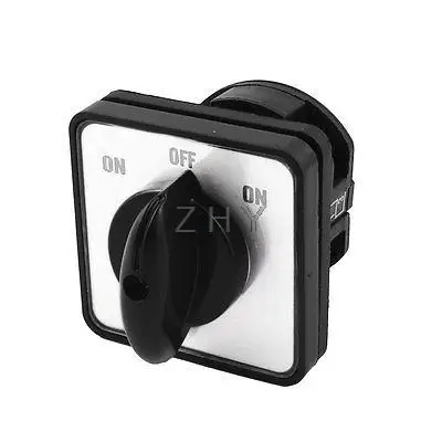 

LW8-10 3 Positions On-Off-On Rotary Cam Changeover Switch AC 660V 10A