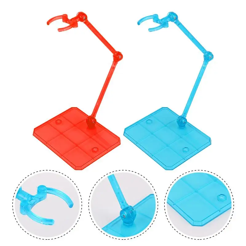5pcs Model Figure Support Action Figure Base Suitable Display Stand Bracket For 1/144 Model Figure