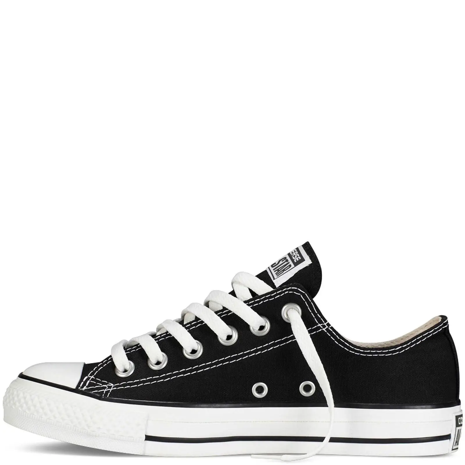 Мужская обувь унисекс; аутентичная Классическая Дизайнерская обувь Allstar ChuckTaylor Ox; Повседневная парусиновая обувь с низким берцем; женские спортивные кроссовки - Цвет: Full Black Low
