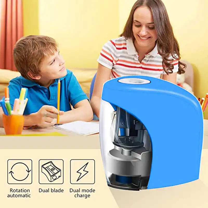 Creative Energy Saving Electric Pencil Sharpener For Students School Stationery