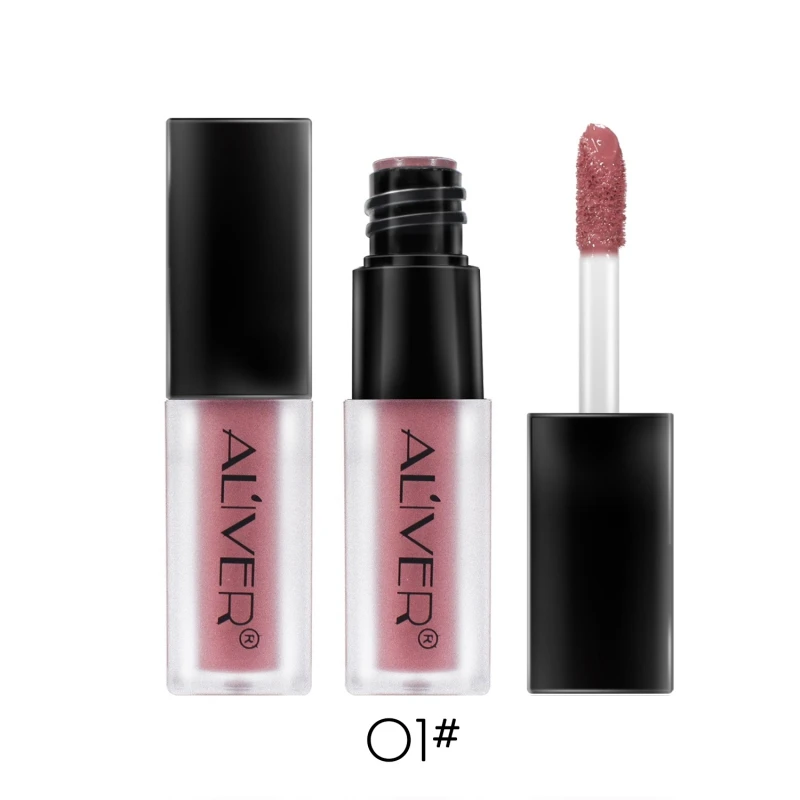 Матовый жидкий блеск для губ Matte Lipsick Log Lastig Водонепроницаемый косметический макияж сохраняет 24 часа блеск для губ увлажняющий крем. w