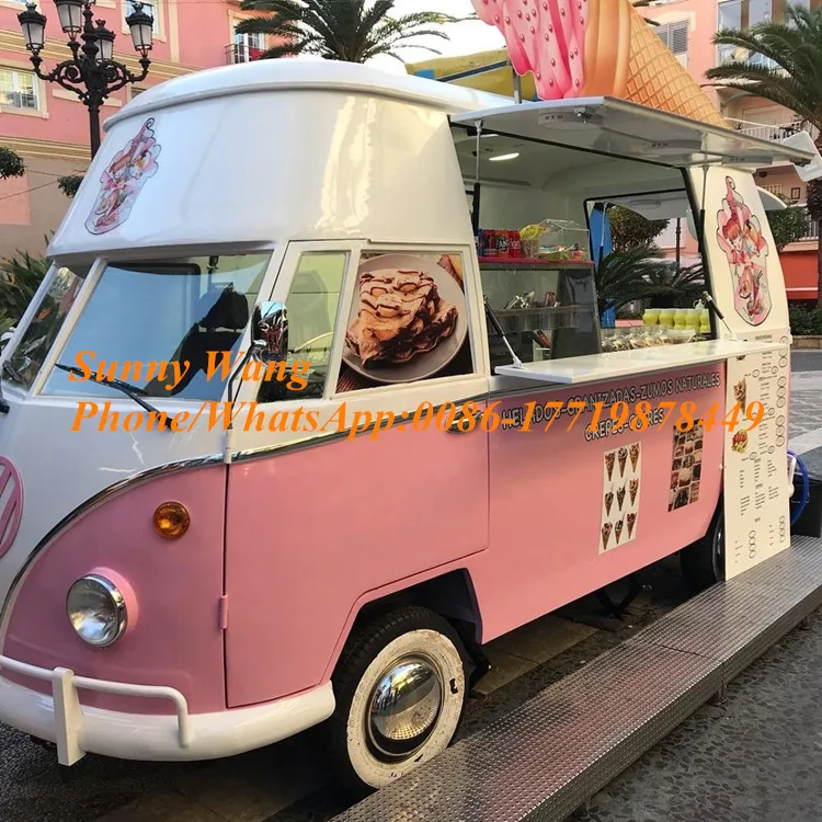 Грузовик для мороженого передвижной грузовик еды фургон киоск сэндвичей