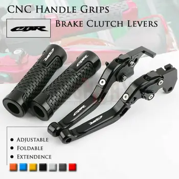 

Motorcycle Adjustable Brake Clutch Levers Handlebar grip Handle Hand Grips For Honda CBR650F CB650F CBR650R/A 14-19