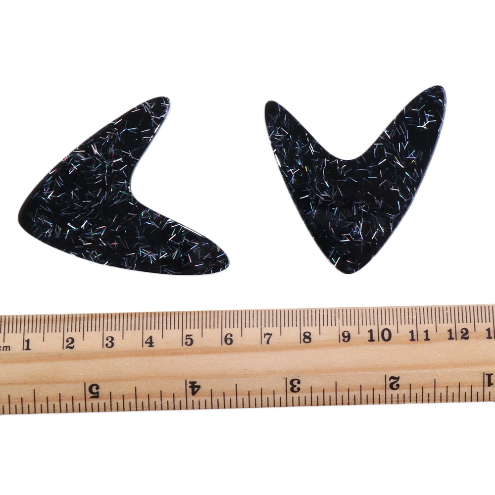 david angie Glitter Flat Back Planar Resin DIY Decoration Crafts Accessories 10pieces,DIY Handmade Materials Handclip,5Yc7271