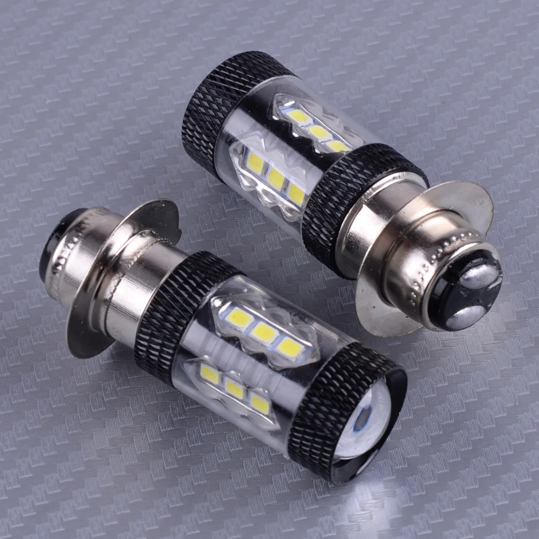 DWCX 2 шт. 900 лм 3030 SMD P15D 6000K белый мотоцикл светодиодный головной светильник сигнала поворота Стоп-сигнал Лампа для противотуманной фары 12V 80W