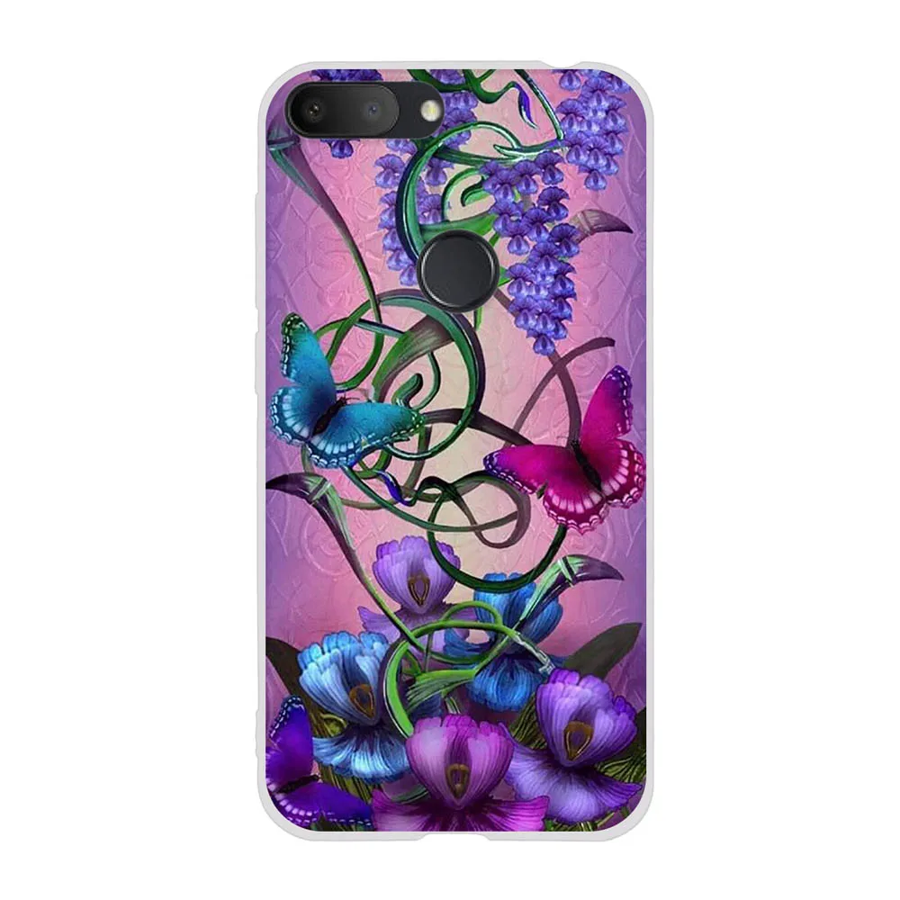 Sof ТПУ чехол для Alcatel 1 S 1 S мультфильм Кот милый узорчатый силиконовый чехол для алькателса 1 S защитный чехол для телефона