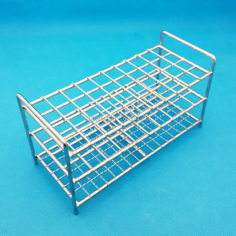 

1pcs DIA13/16/17/19/21/26/30/32mm 40 or 50holes Stainless Steel Wire Test Tube Rack Centrifugal Tube Holder