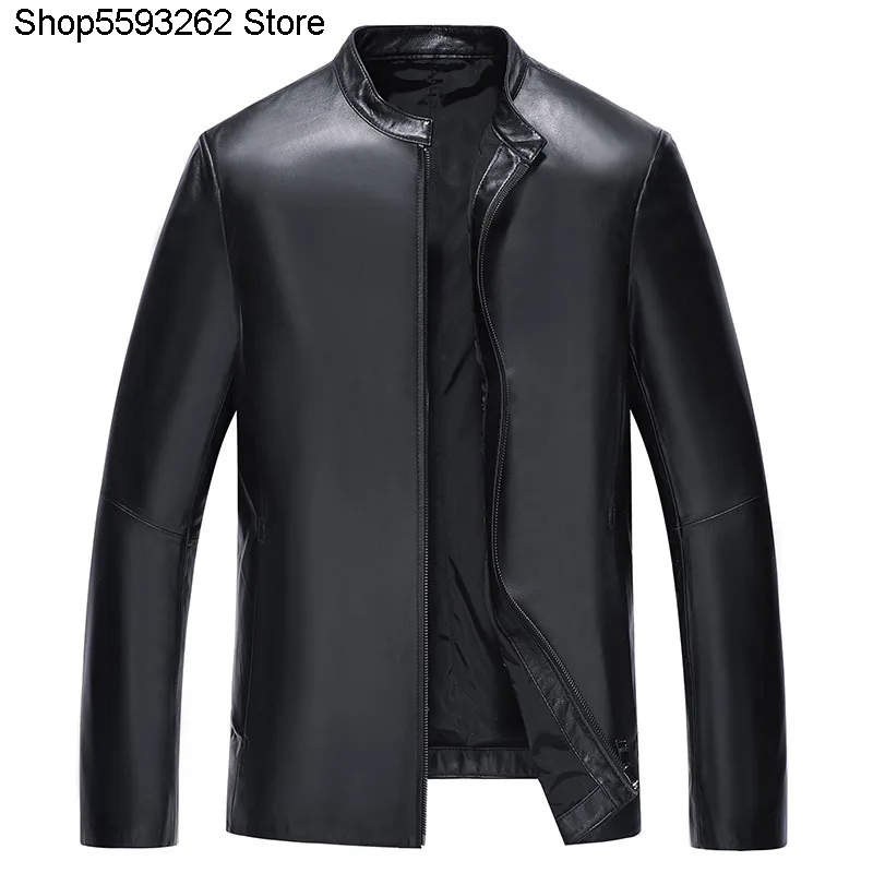 

Sell Off No Supplement Haining 2020 Genuine Leather Sheep Leather Medium Length Money Slim Fit Leather Coat Coat Male Jacket