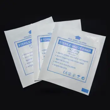 

Absorb Blood Waterproof Sterile Gauze Pad Gauze Pad 100% Cotton Emergency Wound Care Products Isolate Wounds 5*5cm 8ply 100PCS