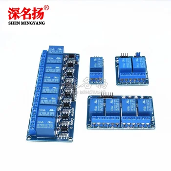 

1/2/4/8 channels 5V12V24V low level trigger one high level trigger single channel relay expansion board