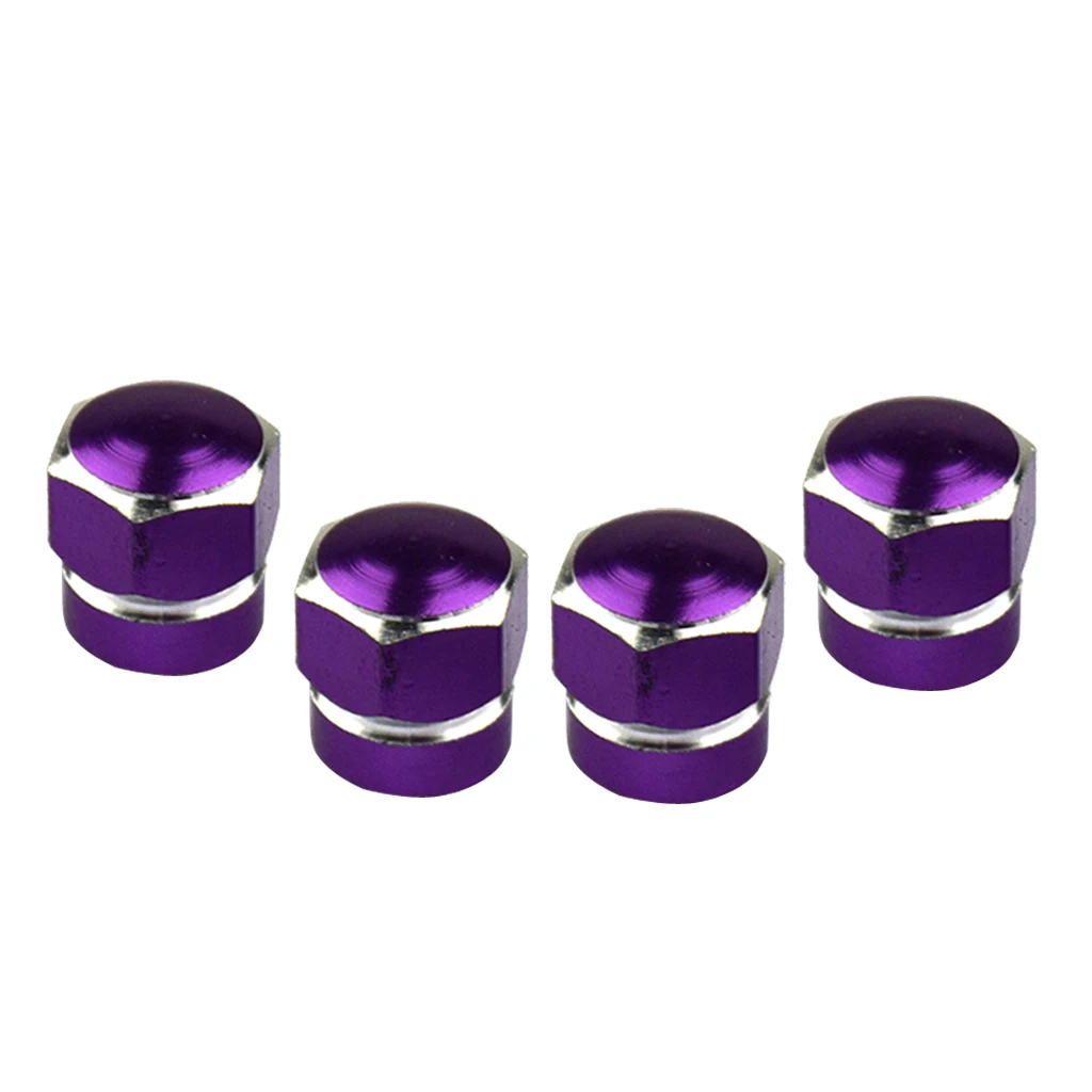 Purple Алюминиевая замена шестигранных колпачков для колесных дисков - Цвет: Purple