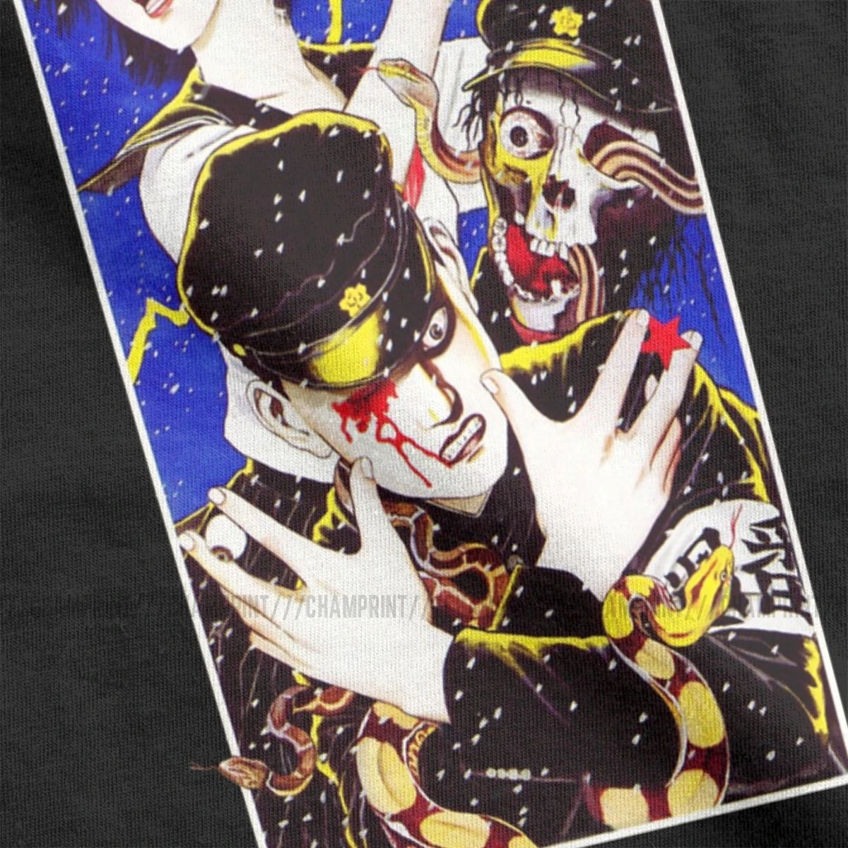 Suehiro Maruo T-shirt Women Japan Anime Horror Comics T Shirt Cute Tees Top Basic Crew Neck Pure Cotton Female Clothes Plus Size