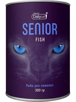 

Dailycat unique line senior for elderly cats with fish-300g x 2 PCs