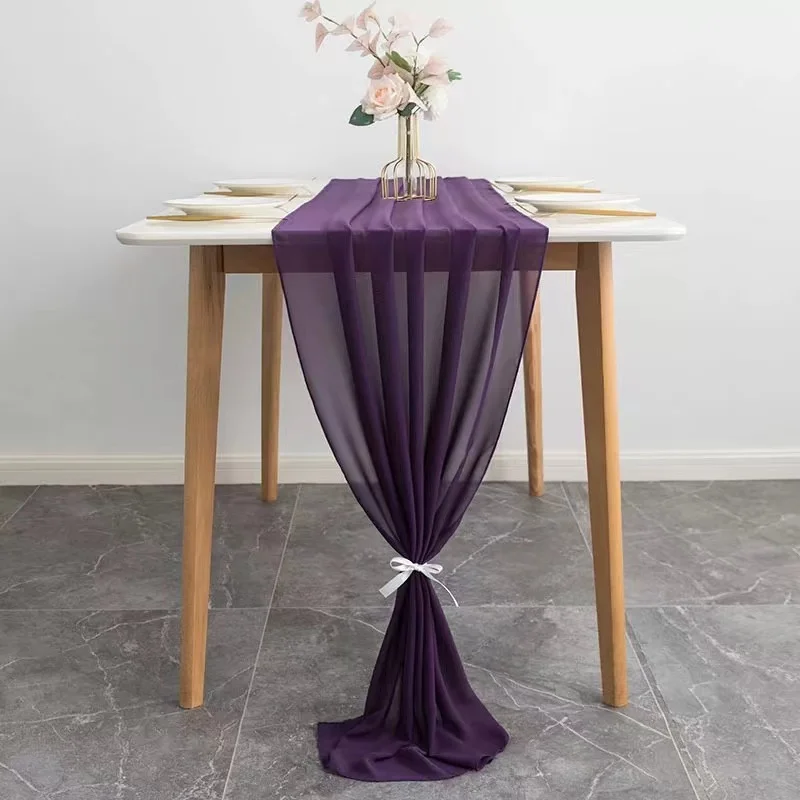 RuiYok Paquete De 2 Caminos De Mesa De Gasa Rosa Rubor De 10 Pies De 30 X 120 Pulgadas, Decoración Romántica De Mesa Transparente De Tul Largo Para Bodas, Despedidas De