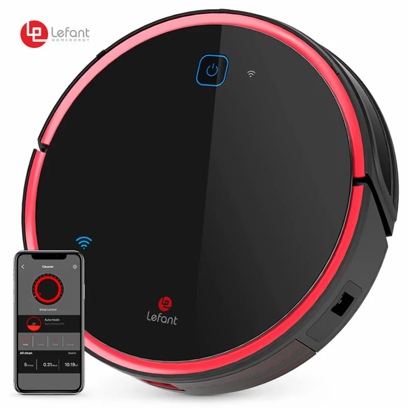 

Lefant Robot Vacuum Cleaner Vacuuming & Wet Mopping Smart APP Remote Control Camera Navigation Planned Cleaning Large Dustbin