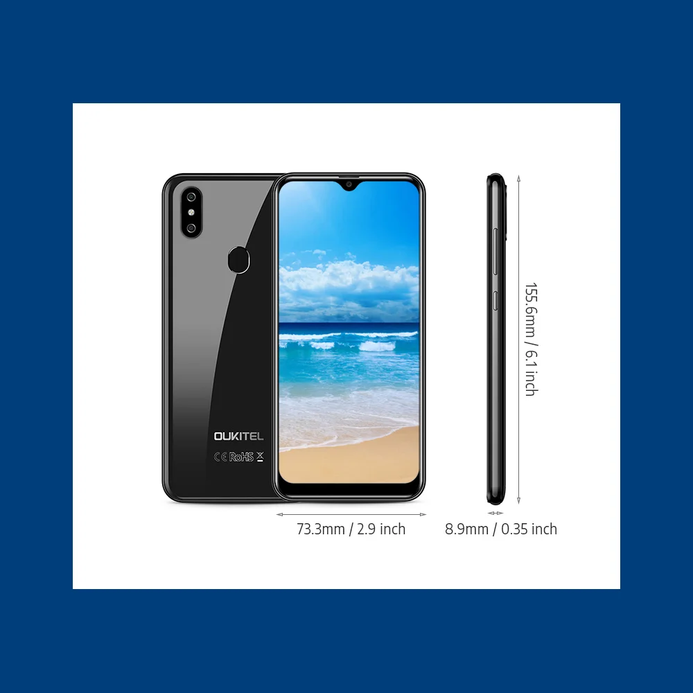 OUKITEL C15 Pro, 4G, 6,1 дюймов, смартфон, 1280x600, ips, четырехъядерный телефон, две тыловые камеры, 3 Гб ram, 32 ГБ rom, телефон