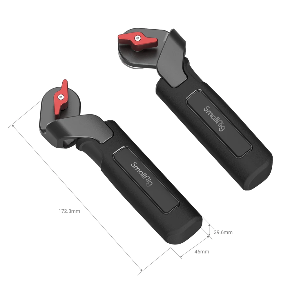 SmallRig Universal Standard Arri Rosette Shoulder Double Handle Rubber can rotate 360° 2784