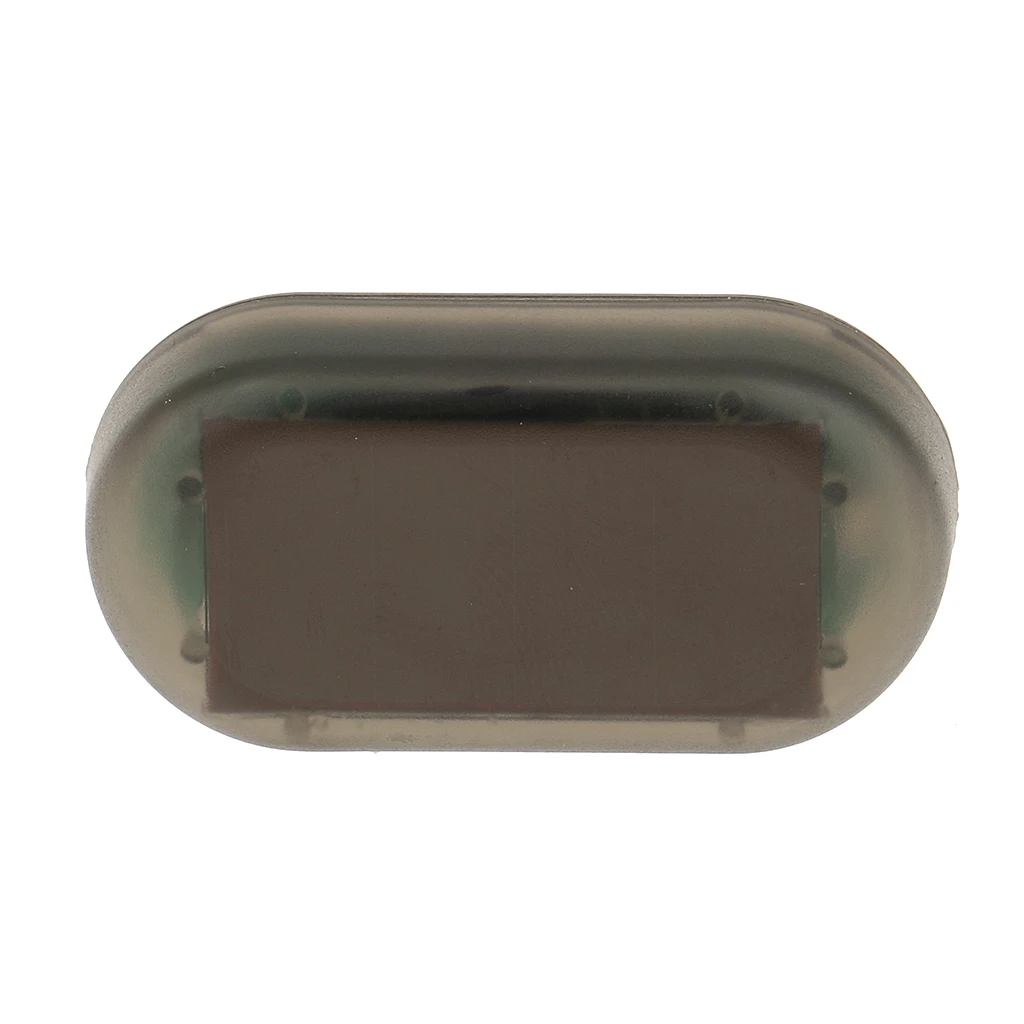 Solar Powered Self Charging Blue LED Light Car Alarm Lamp Mini Size