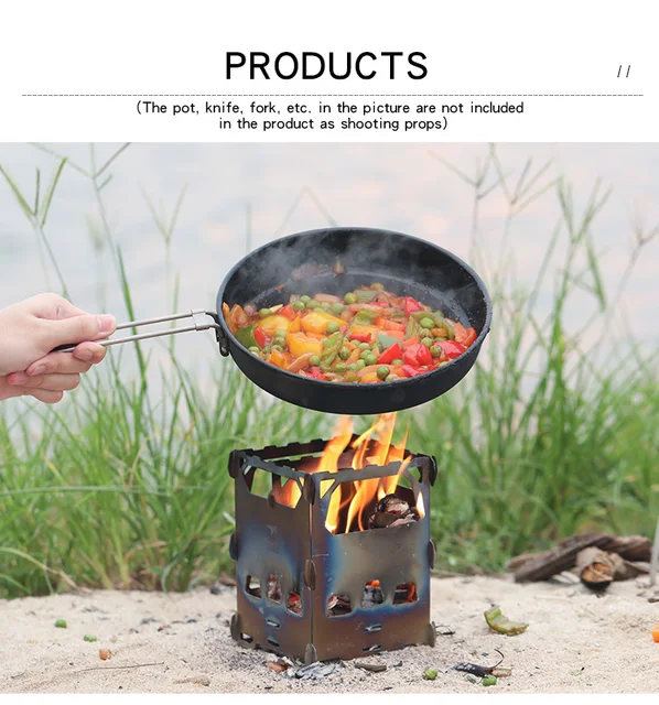 Keith Ti2201 Titanium Wood Stove Outdoor Camping Ultra Light Portable Mini  Heating Stove Grill - Outdoor Stove u0026 Accessories - AliExpress