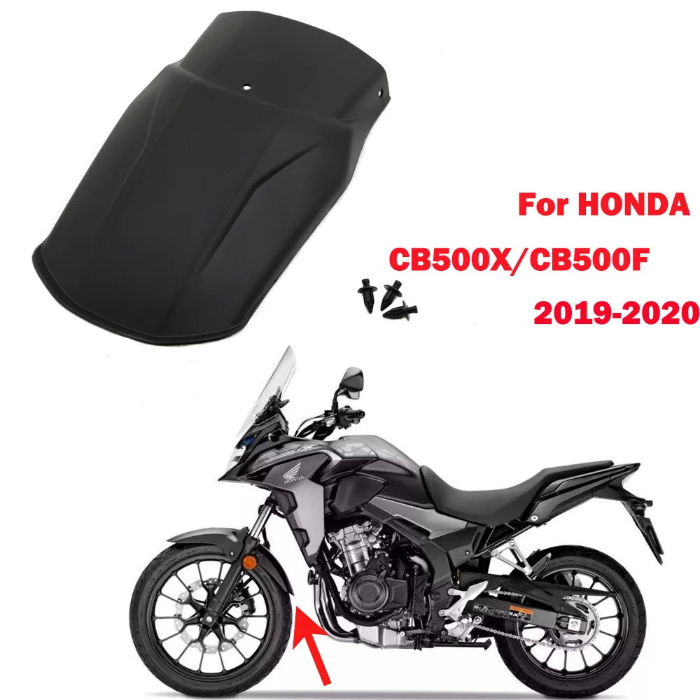 

Для HONDA CB500X CB500F 2019-2020 крыло переднее крыло расширение шин hugger Mudguard after market черный cb500x cb500f