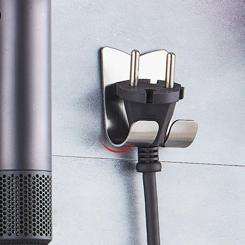 2 шт. металлический фен Dyson держатель настенный кронштейн Бесплатный Пробивной Органайзер для спальни стеллаж для хранения