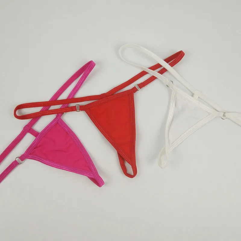 Женские хлопковые трусики бикини с трусиками танга и G String сексуальные мини для